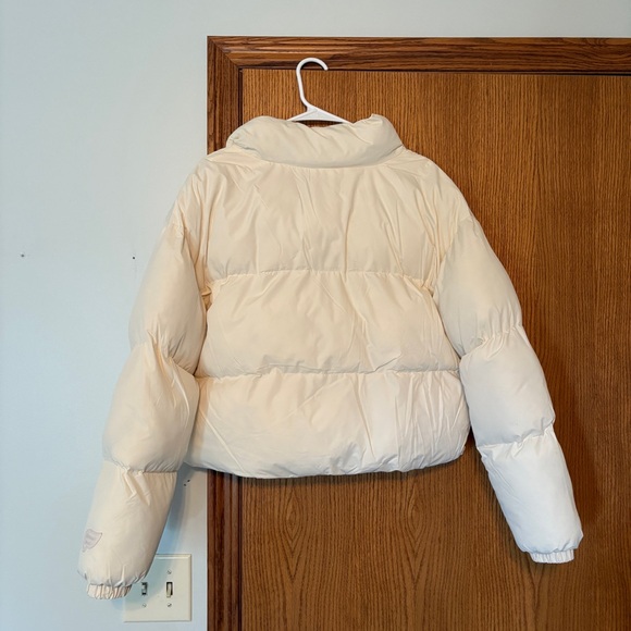 Fabletics Off-White Puffer Jacket - Picture 3 of 5